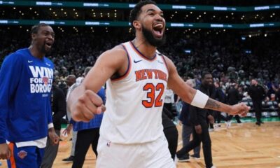 Karl Anthony Towns Knicks Celtics Playoff