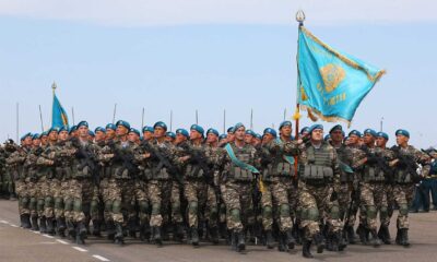 Kazakhstan Military Parade Defender Of The Fatherland Day