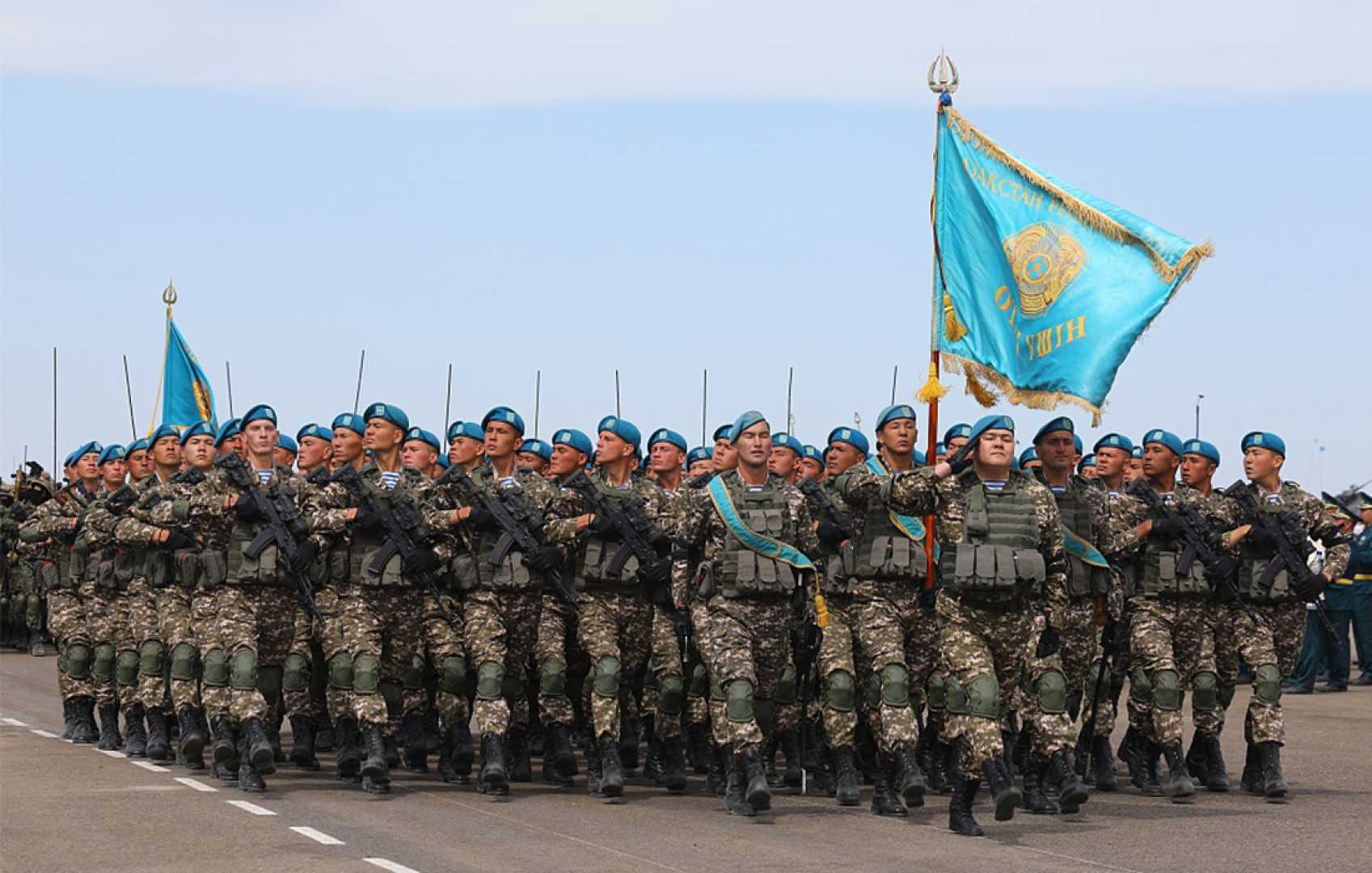 Kazakhstan Military Parade Defender Of The Fatherland Day