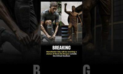 Kevin De Bruyne Manchester City Statue