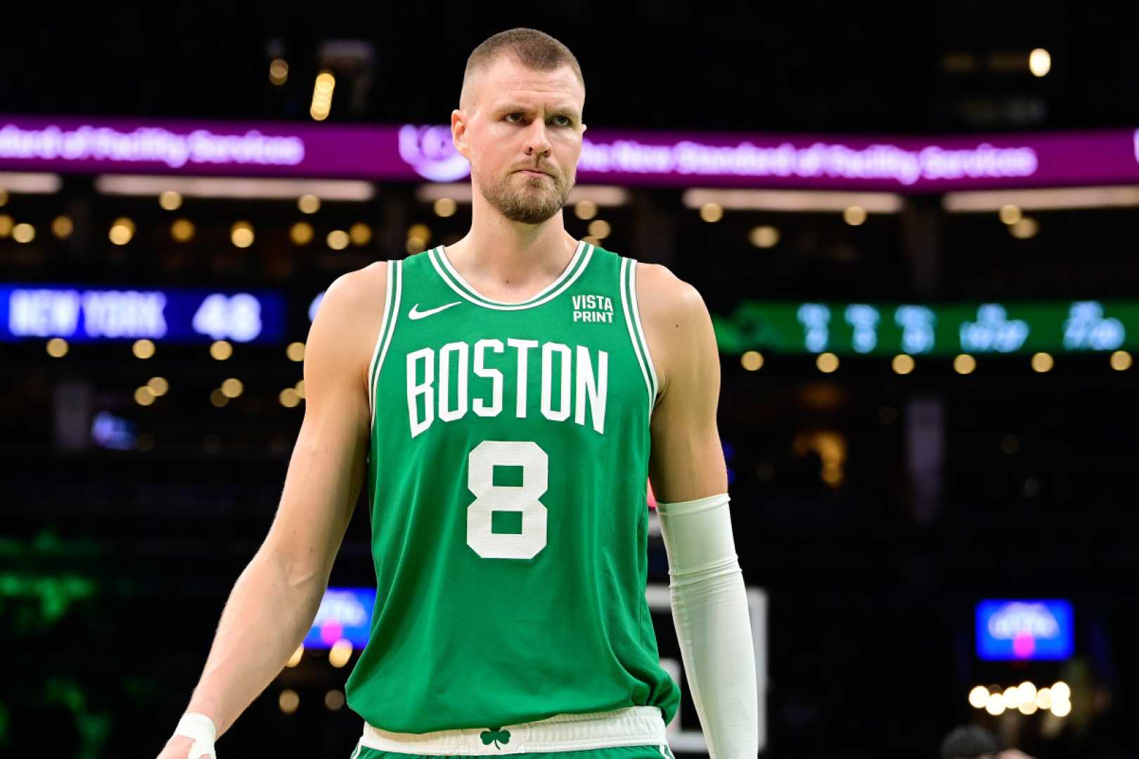 Kristaps Porzingis Boston Celtics Game 3