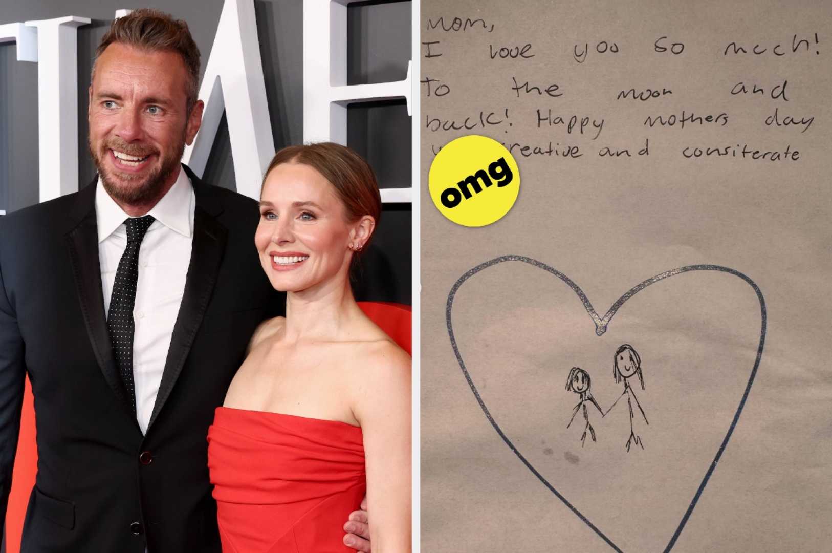 Kristen Bell Mother's Day Card
