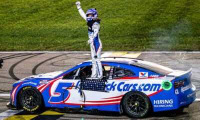 Kyle Larson Kansas Speedway Race