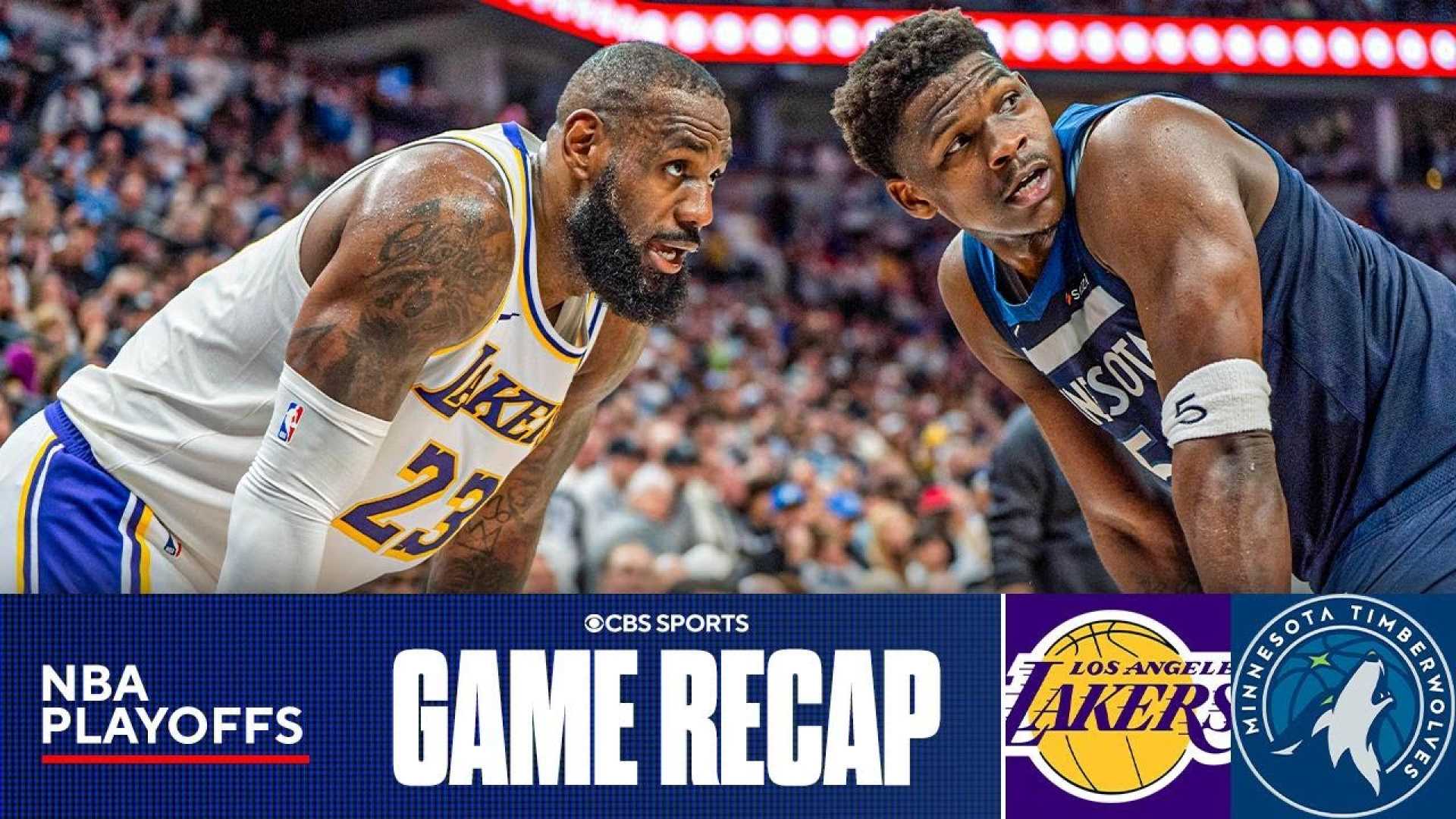 Lakers Timberwolves Playoff Game Recap
