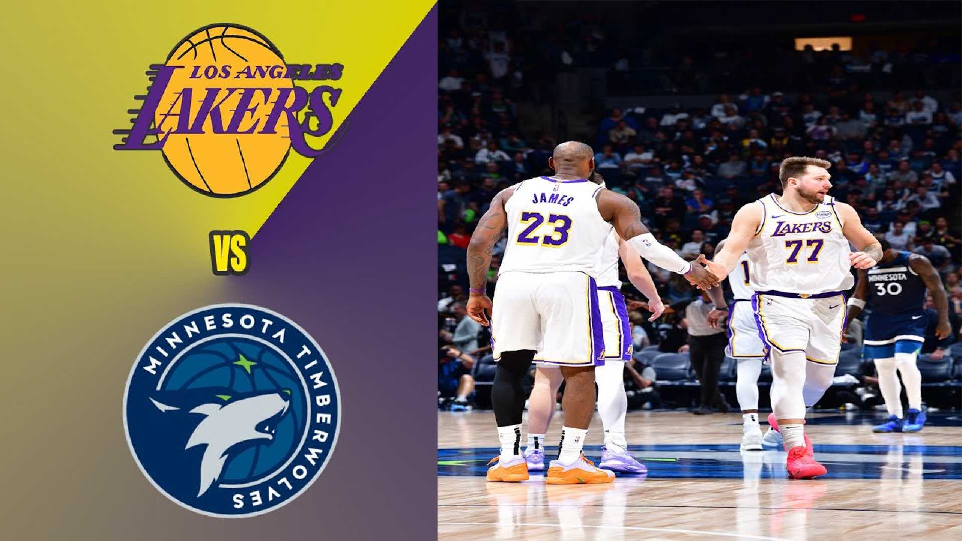 Lakers Timberwolves Playoff Game