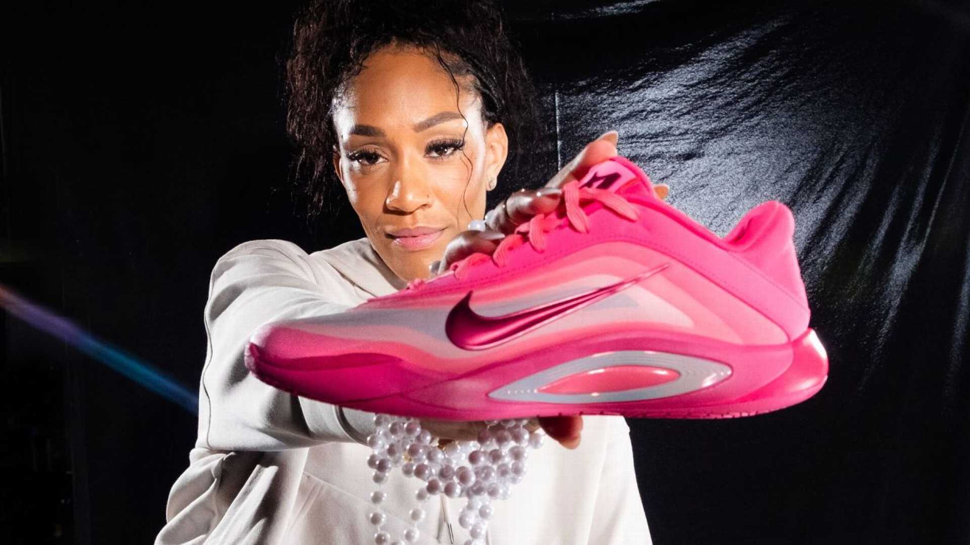 Las Vegas Aces A'ja Wilson Nike Shoes Event