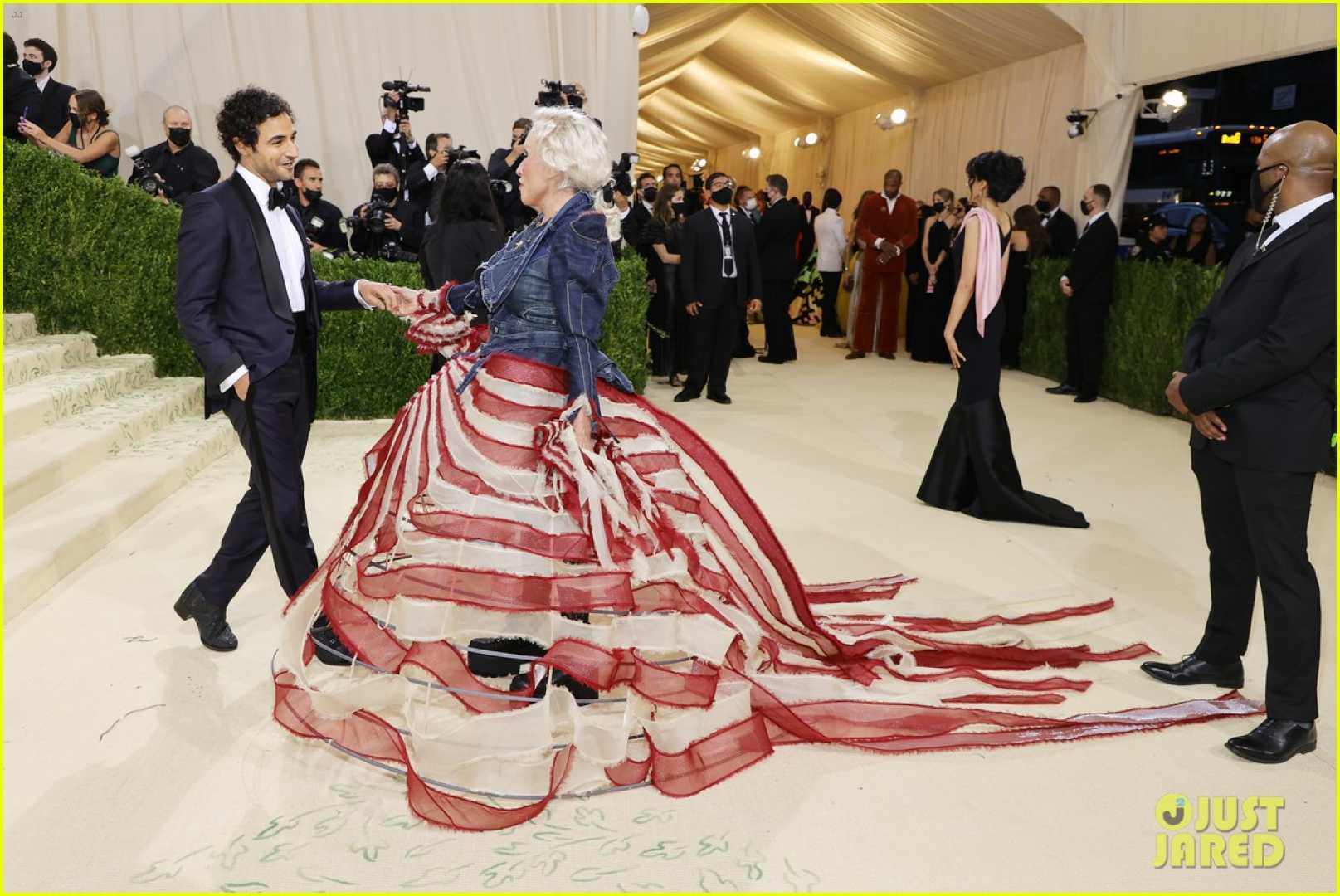 Laura Harrier Met Gala 2025 Zac Posen Custom Outfit
