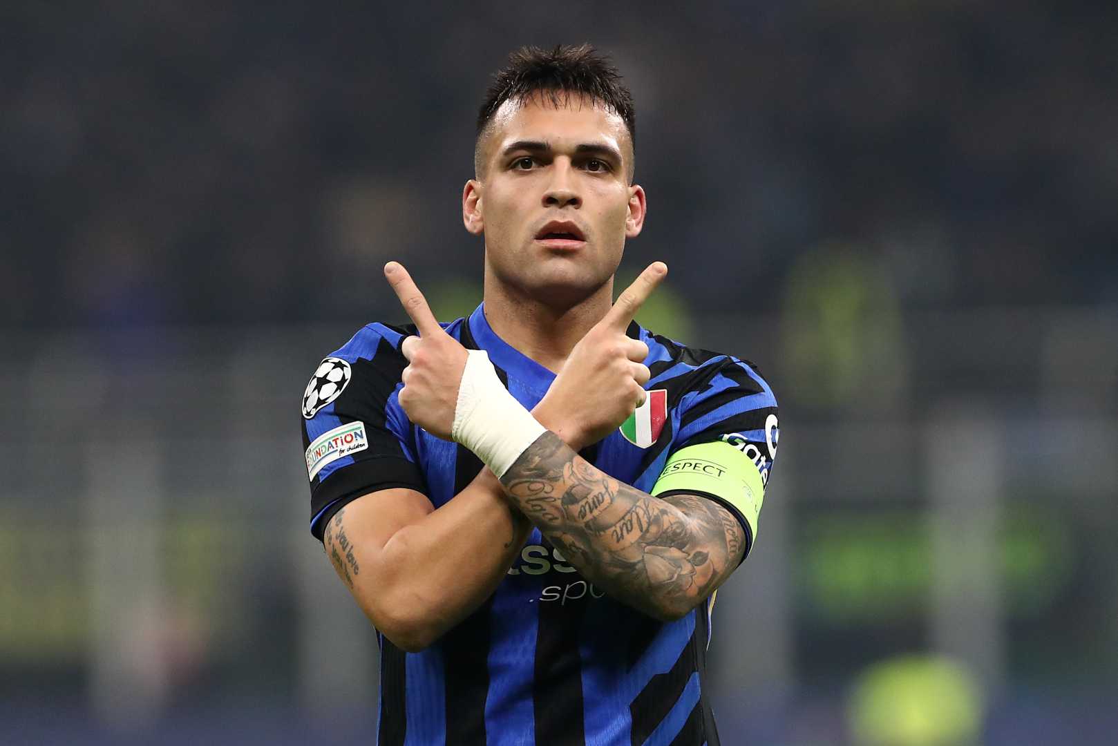 Lautaro Martinez Inter Milan Goal Celebration