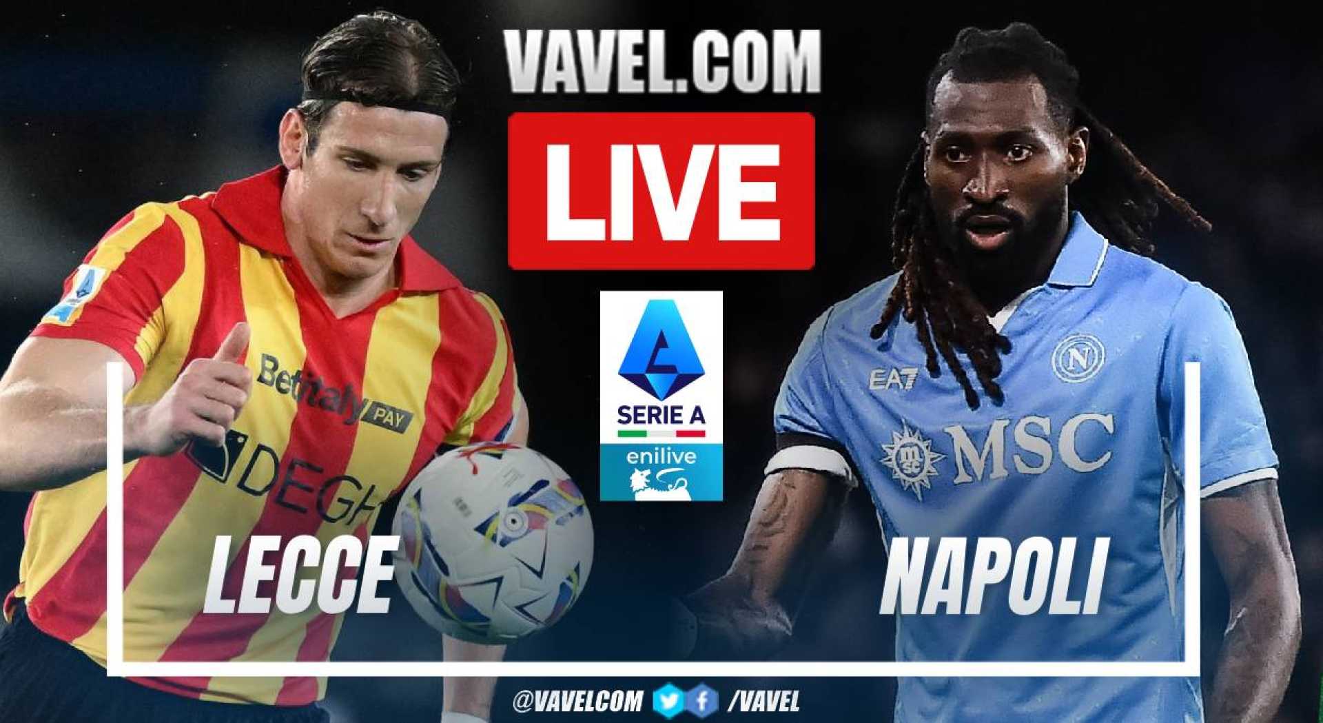 Lecce Napoli Serie A Match