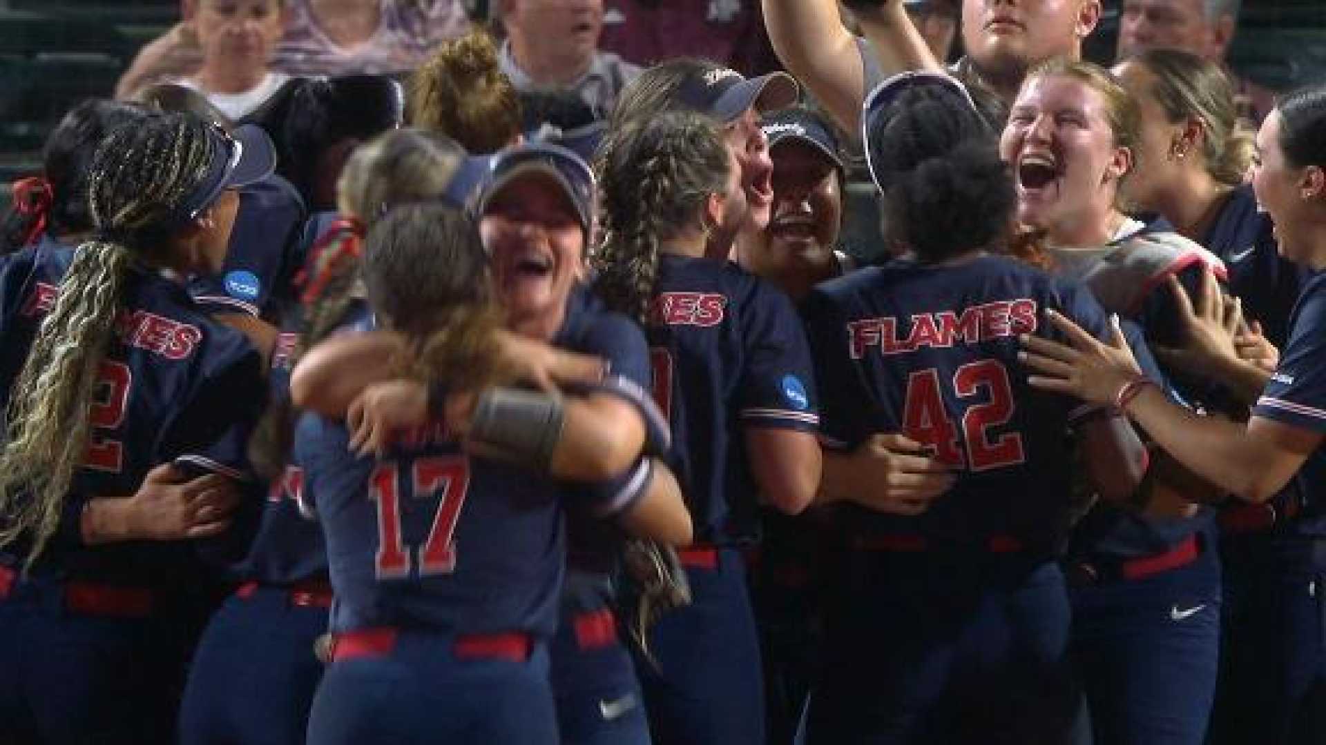 Liberty Softball Team Upset Texas A&m