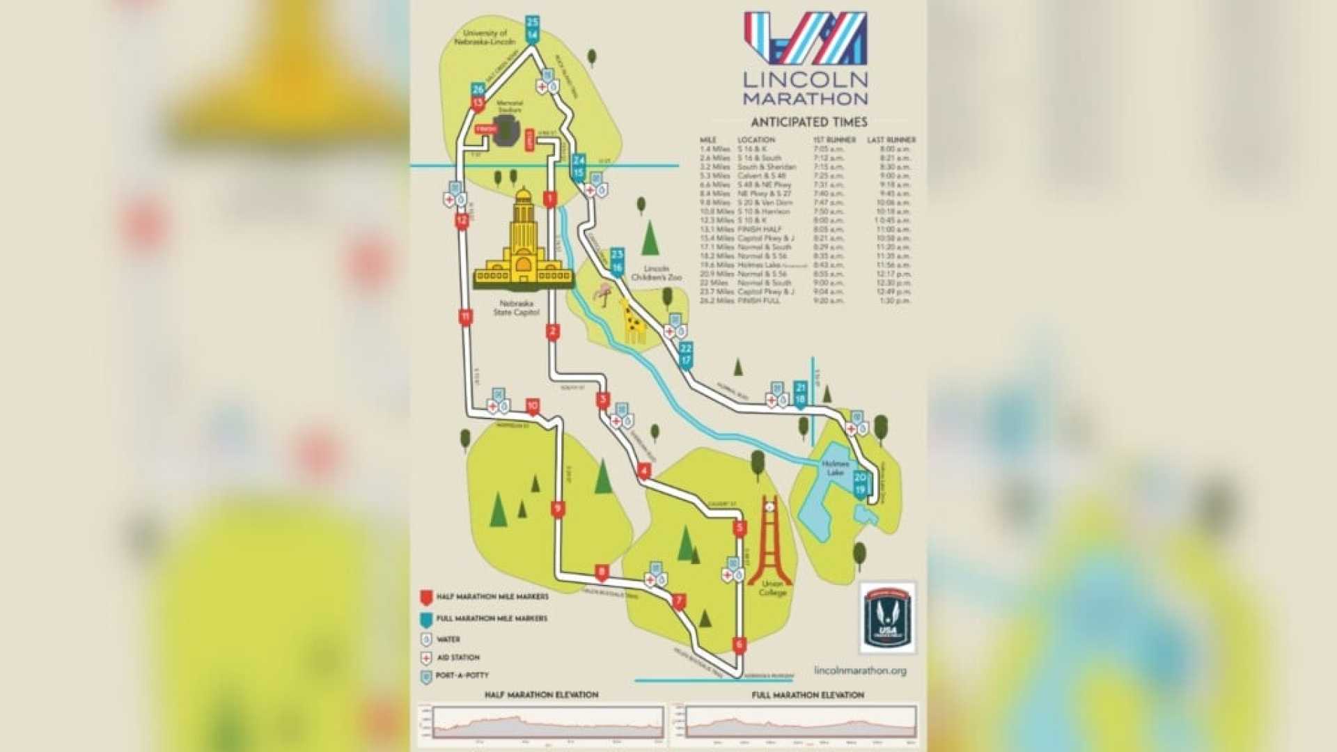 Lincoln Marathon Street Closures Traffic