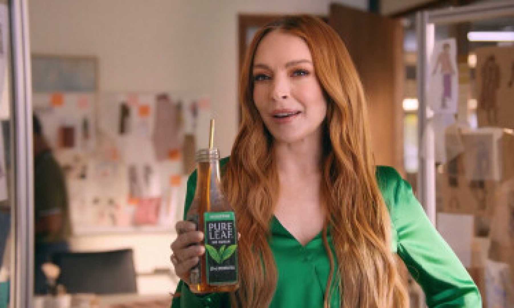 Lindsay Lohan Tea Break Campaign