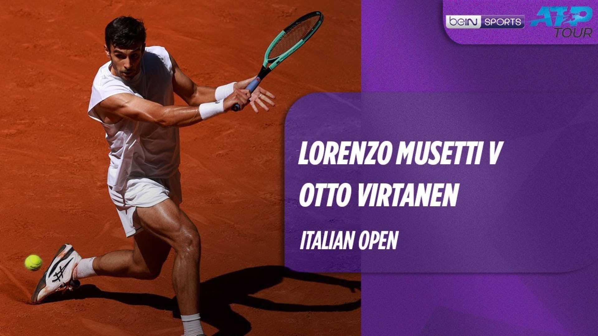 Lorenzo Musetti Italian Open Tennis