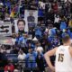 Los Angeles Clippers Fans At Denver Game