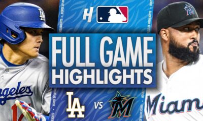 Los Angeles Dodgers Vs Miami Marlins Baseball Game