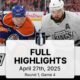 Los Angeles Kings Vs Edmonton Oilers Playoff Game