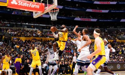 Los Angeles Lakers Playoff Game Action