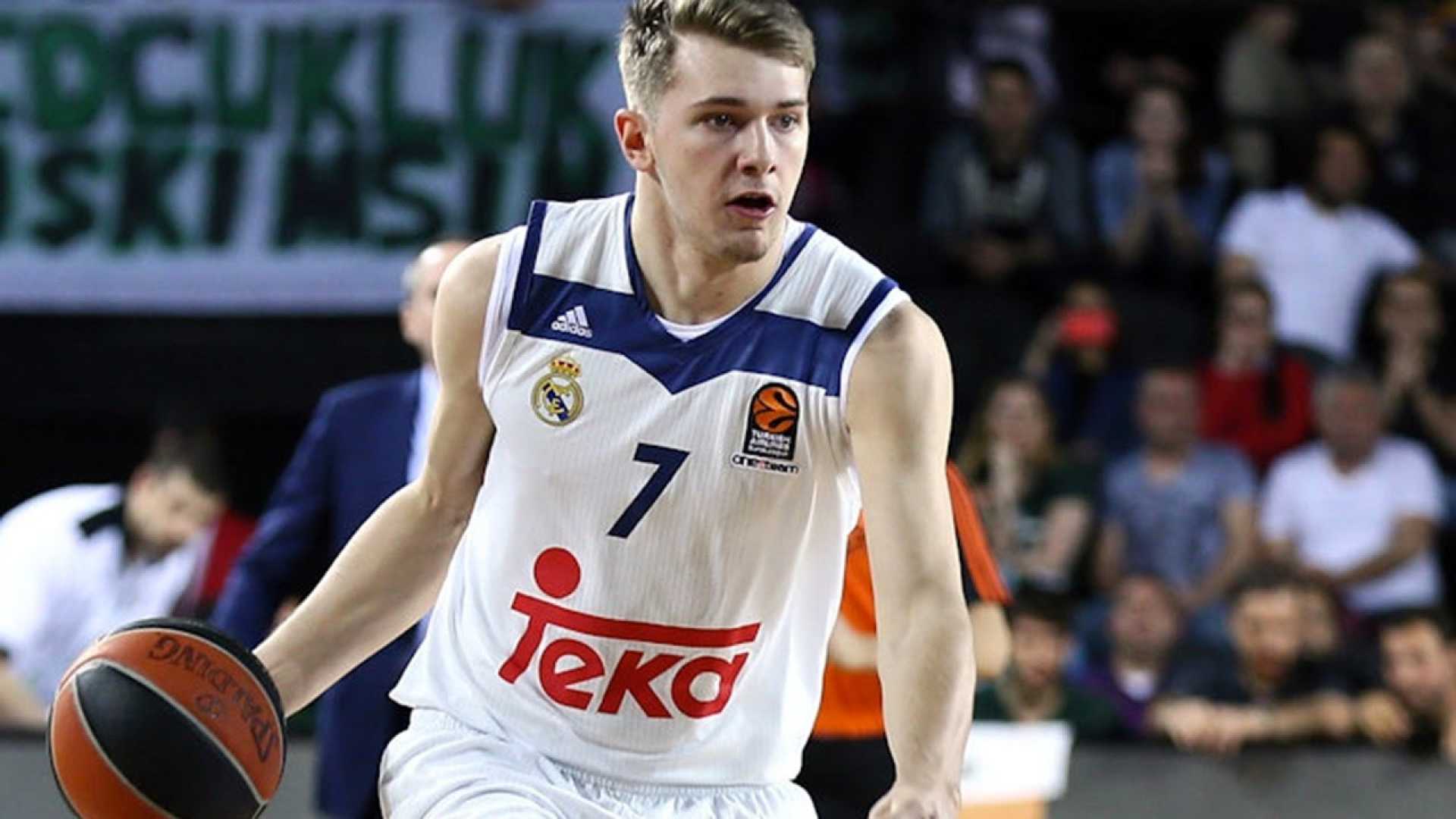 Luka Doncic Real Madrid Basketball Game