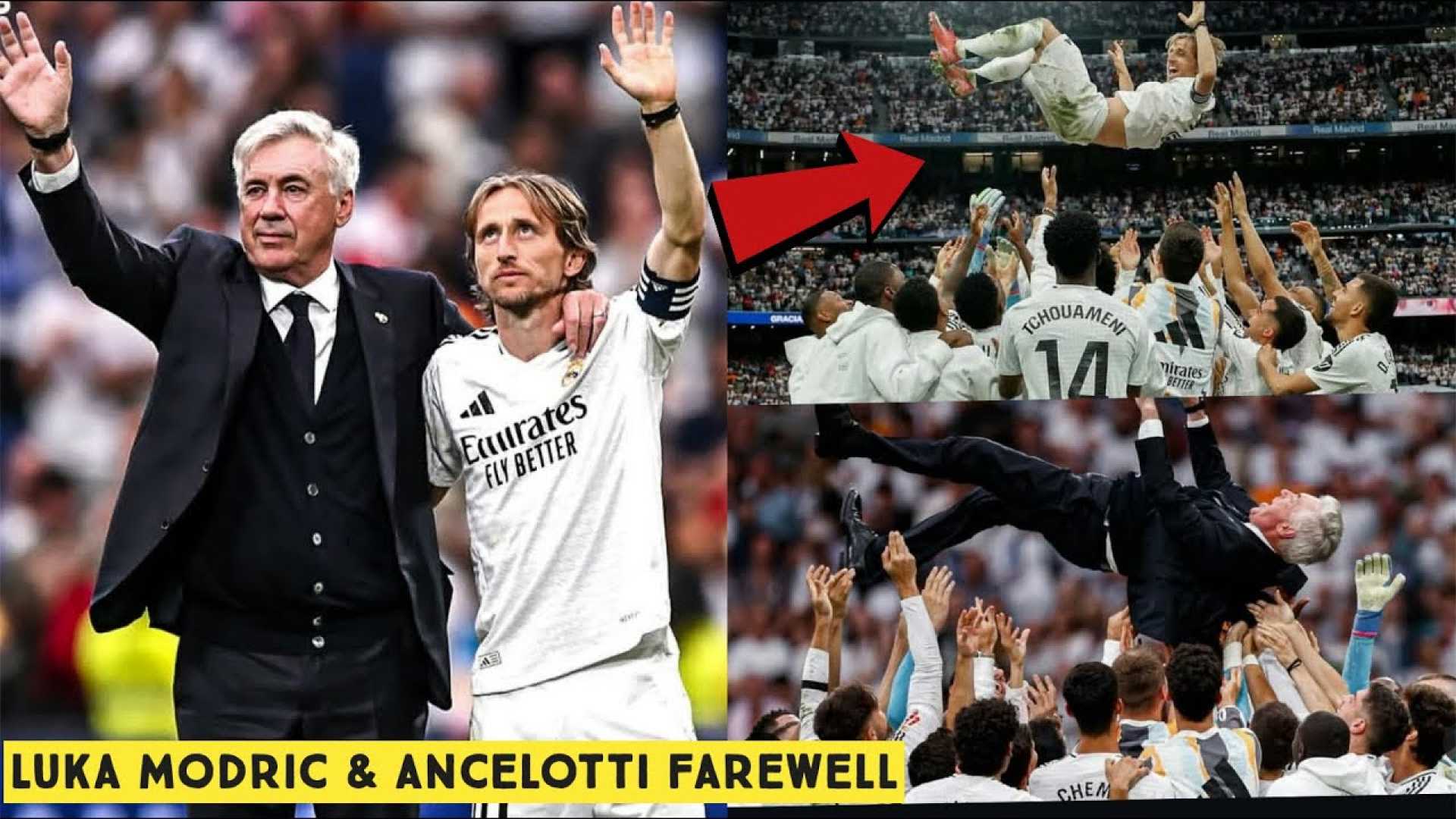 Luka Modric Ancelotti Farewell Real Madrid