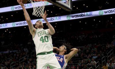 Luke Kornet Boston Celtics Dunk Action