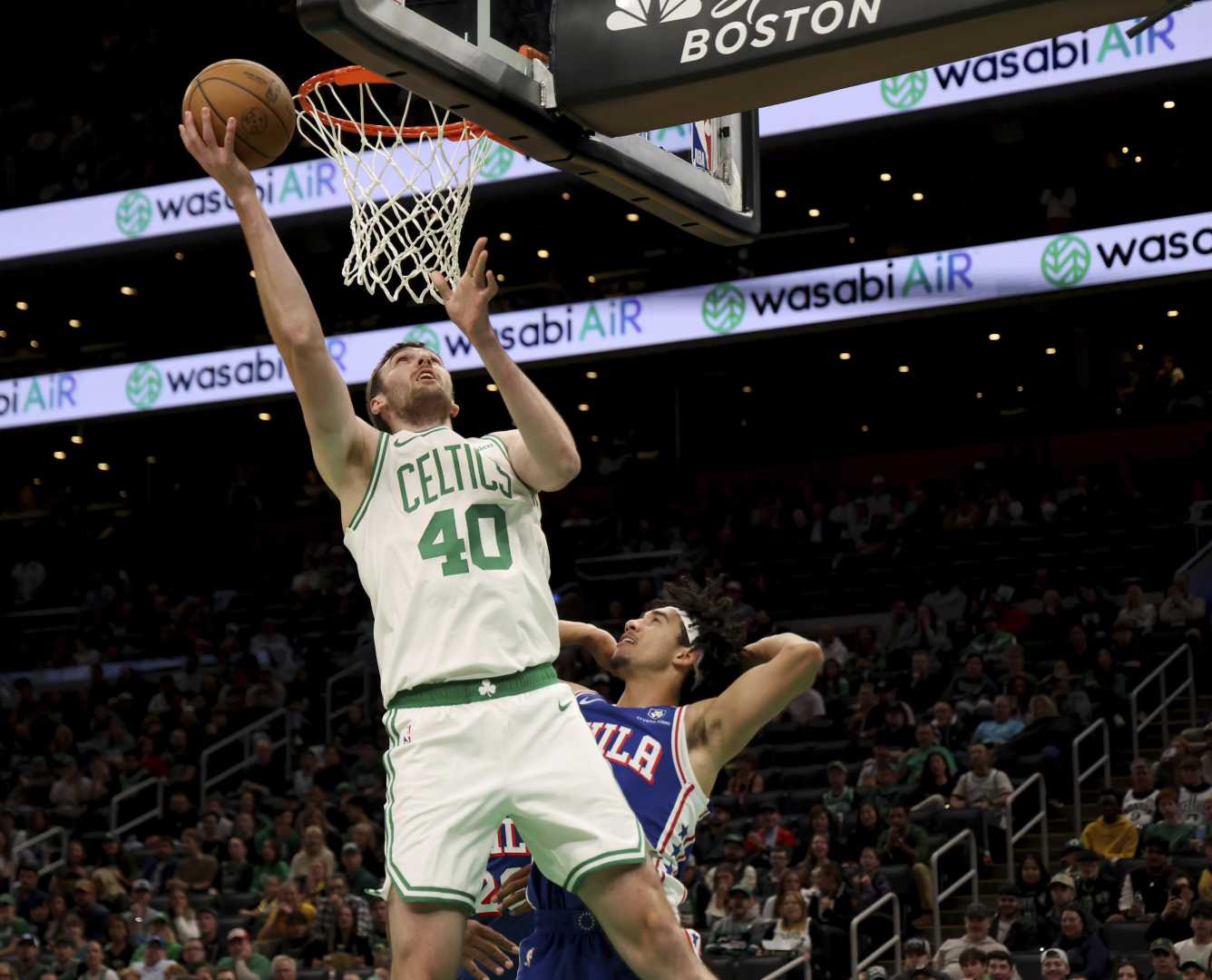 Luke Kornet Boston Celtics Dunk Action