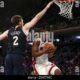 Luke Kornet Dunking In Game Against Miami Heat