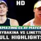 Magda Linette And Jelena Rybakina Tennis Match