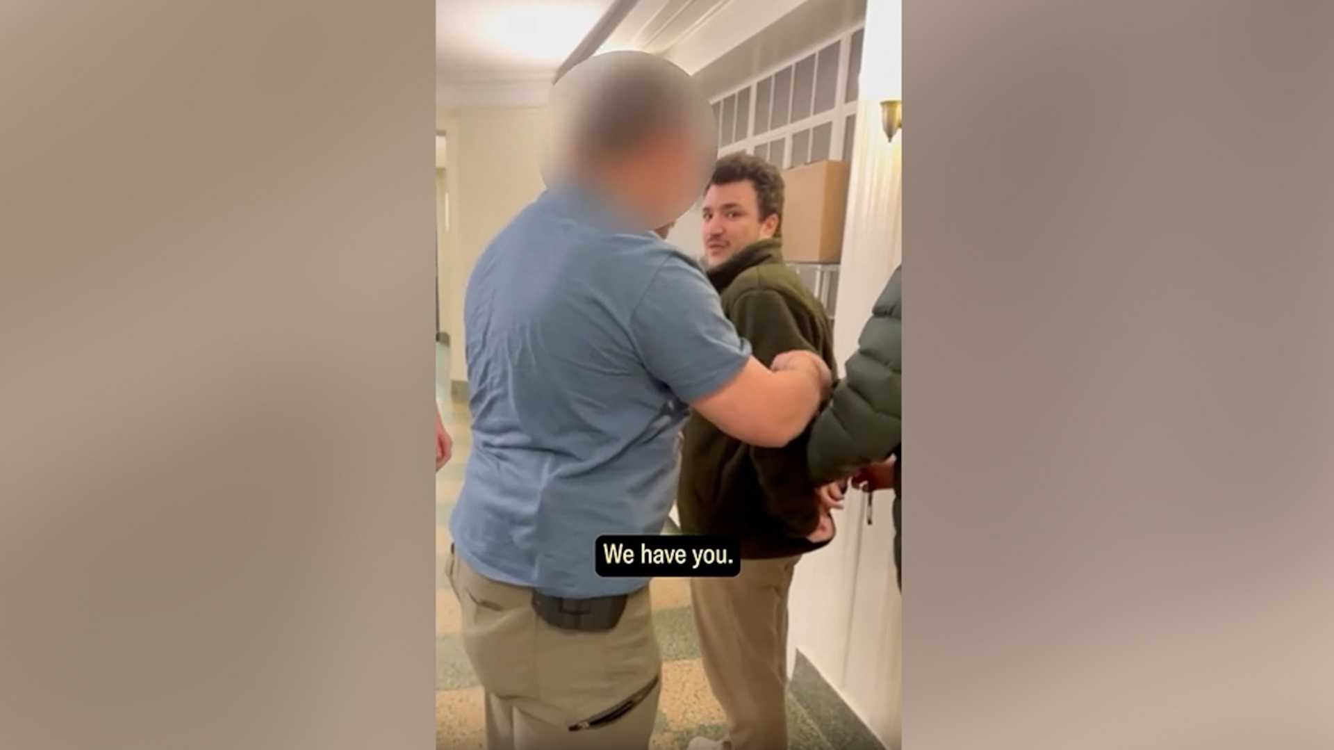 Mahmoud Khalil Arrest Video