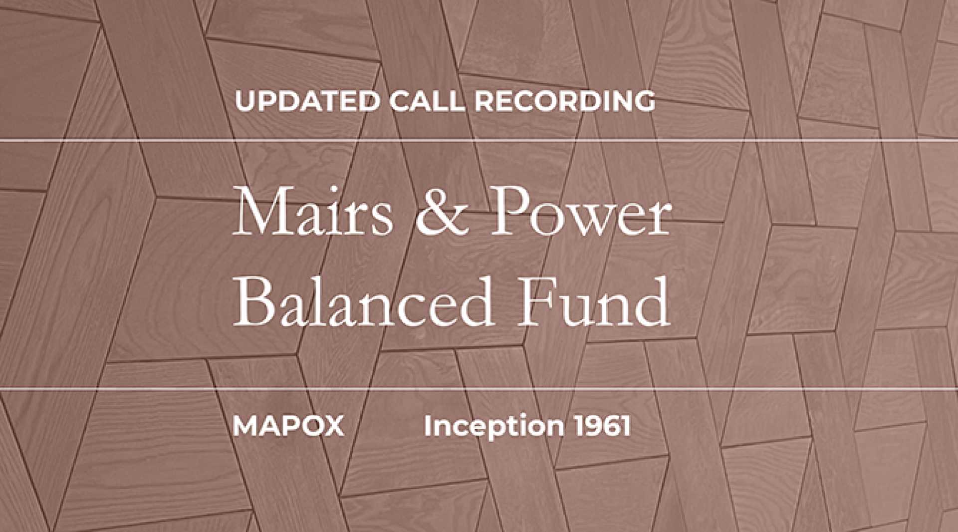 Mairs Power Balanced Fund Alphabet Inc. Stock Market