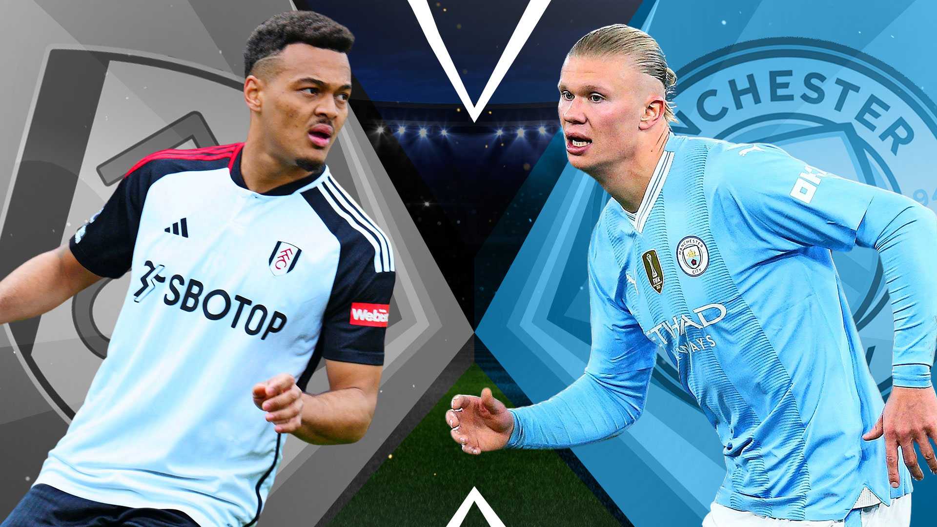 Manchester City Vs Fulham Soccer Match