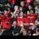 Manchester United Fans Cheering In Stadium