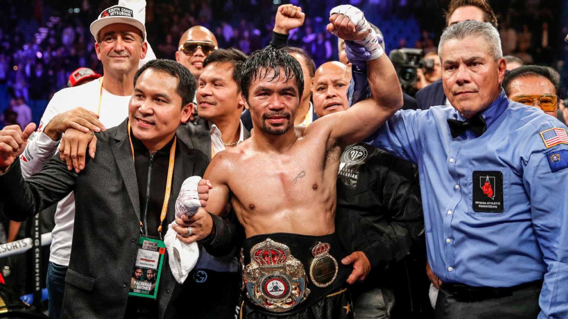 Manny Pacquiao Mario Barrios Boxing Match July 2025