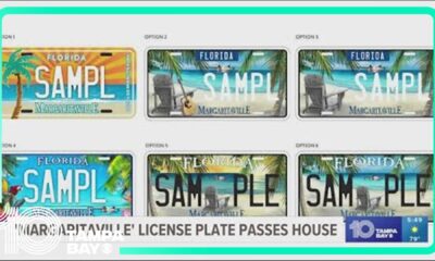 Margaritaville License Plate Design Florida