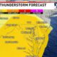 Maryland Thunderstorms Severe Weather Forecast