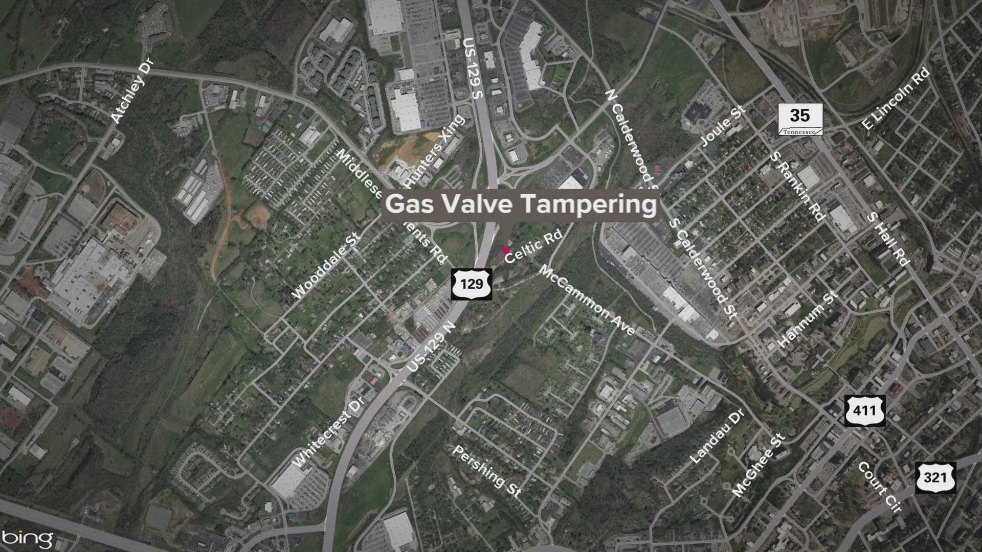 Maryville Gas Valves Tampering Incident