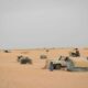 Mauritania Desert Landscape And Military