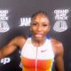 Melissa Jefferson Wooden Grand Slam Track Victory