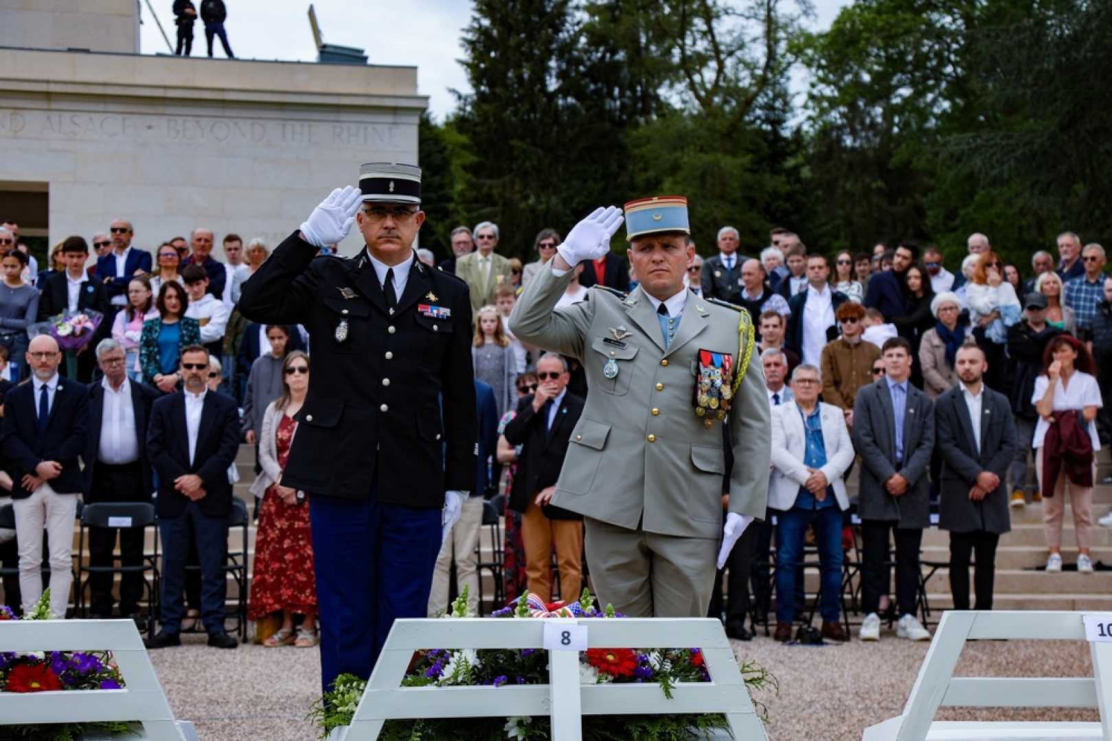 Memorial Day Ceremony Service Members France