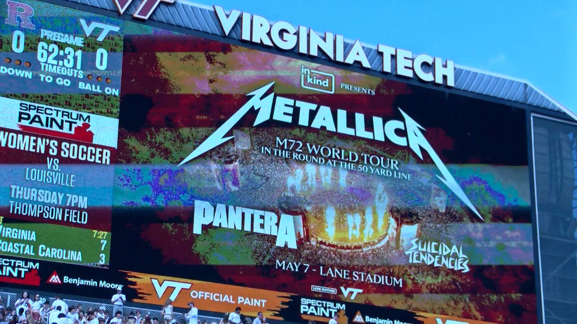 Metallica Concert Lane Stadium