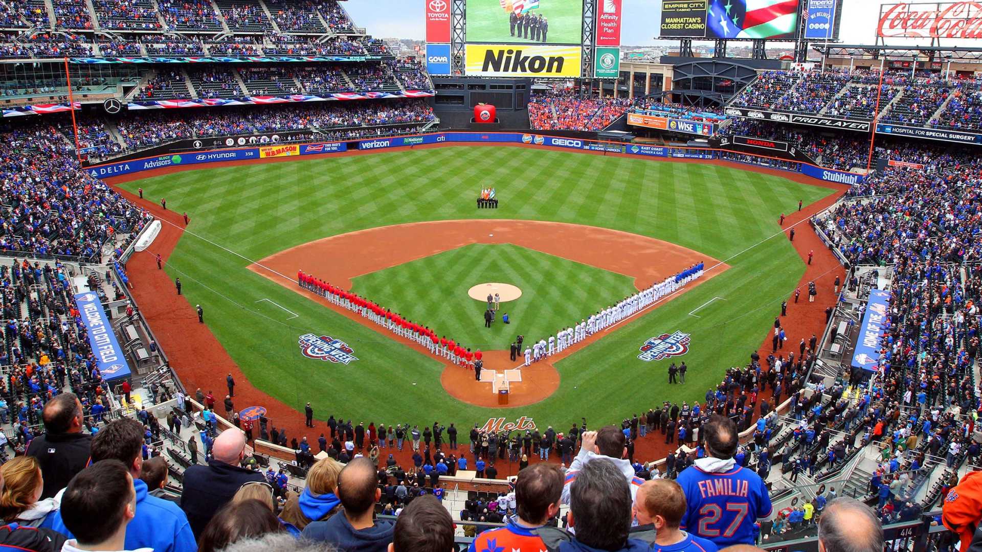 Mets Dodgers Mlb Game Citi Field