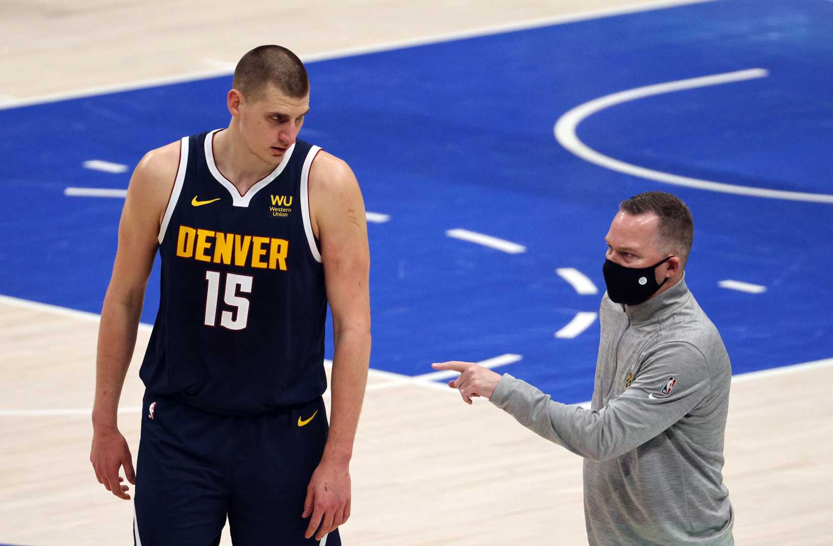 Michael Malone And Nikola Jokic Nba Mvp