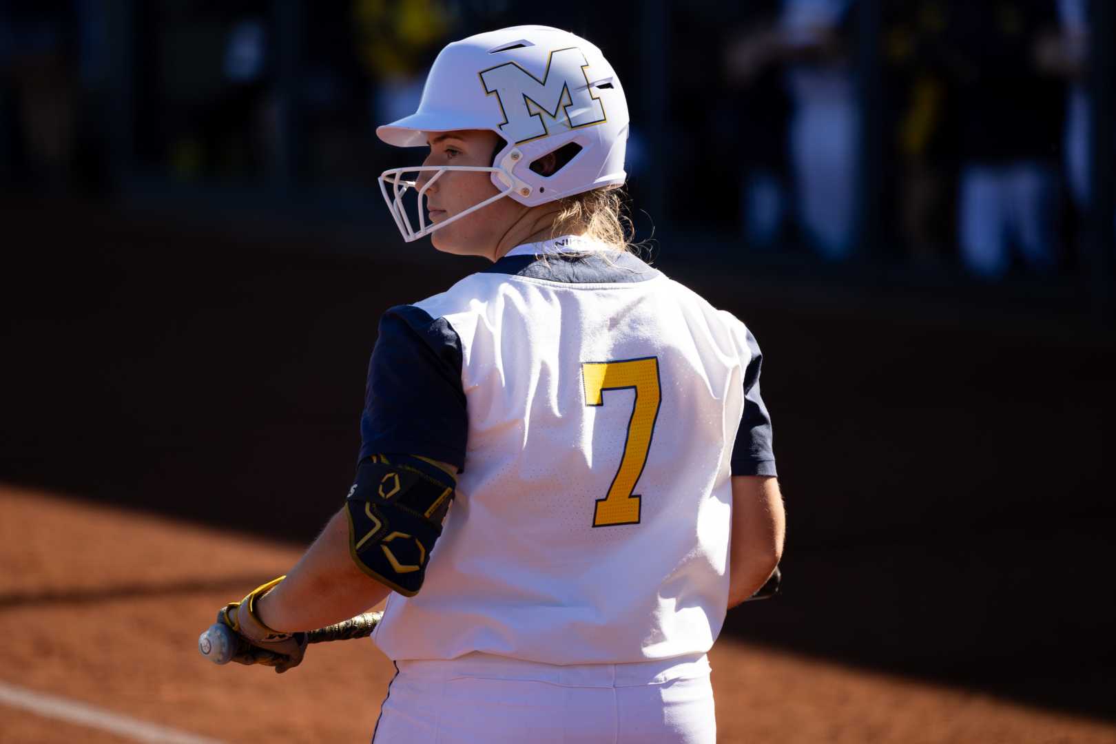 Michigan Softball Players In Action