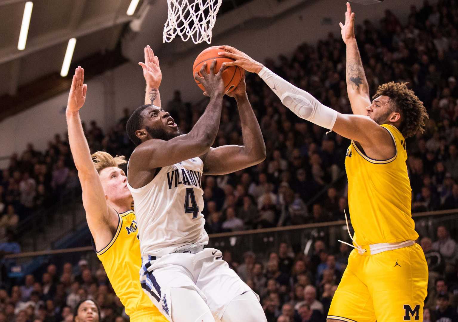 Michigan Wolverines Villanova Wildcats Basketball
