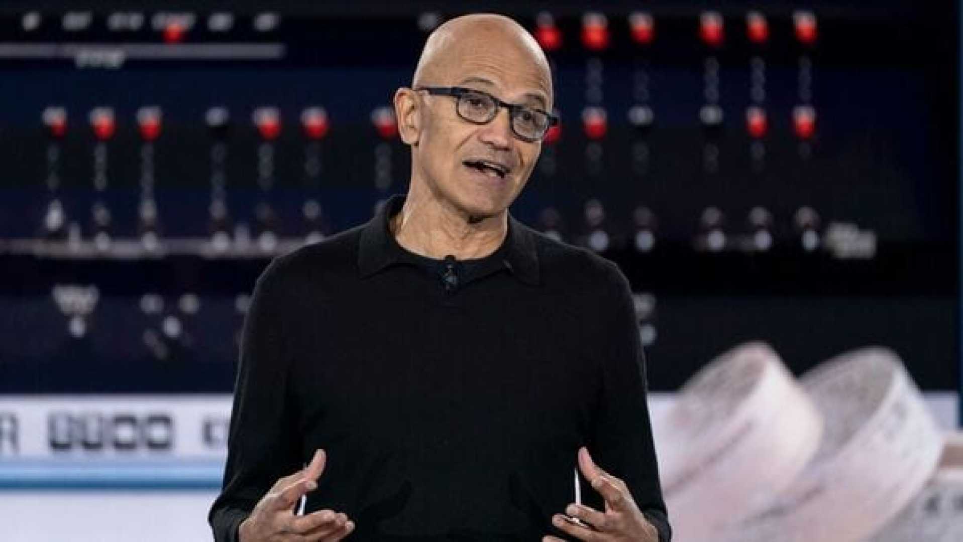 Microsoft Ceo Satya Nadella Addressing Layoffs