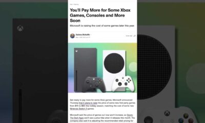 Microsoft Xbox Consoles Price Increase Announcement