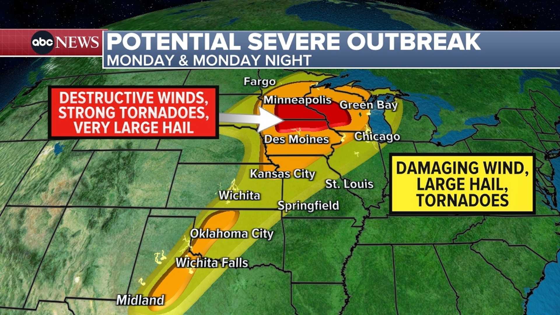 Midwest Tornado Watch Severe Weather
