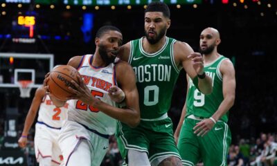 Mikal Bridges Knicks Celtics Playoff Steal