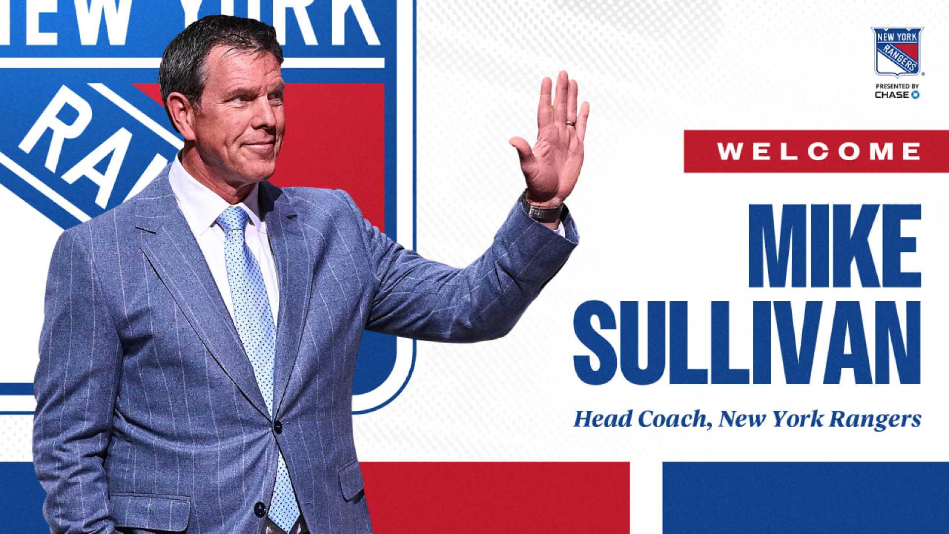 Mike Sullivan New York Rangers Head Coach