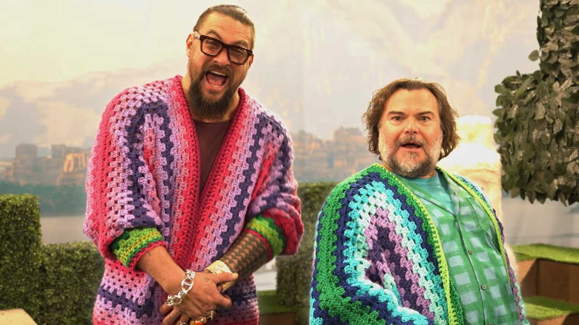 Minecraft Movie Jason Momoa Jack Black