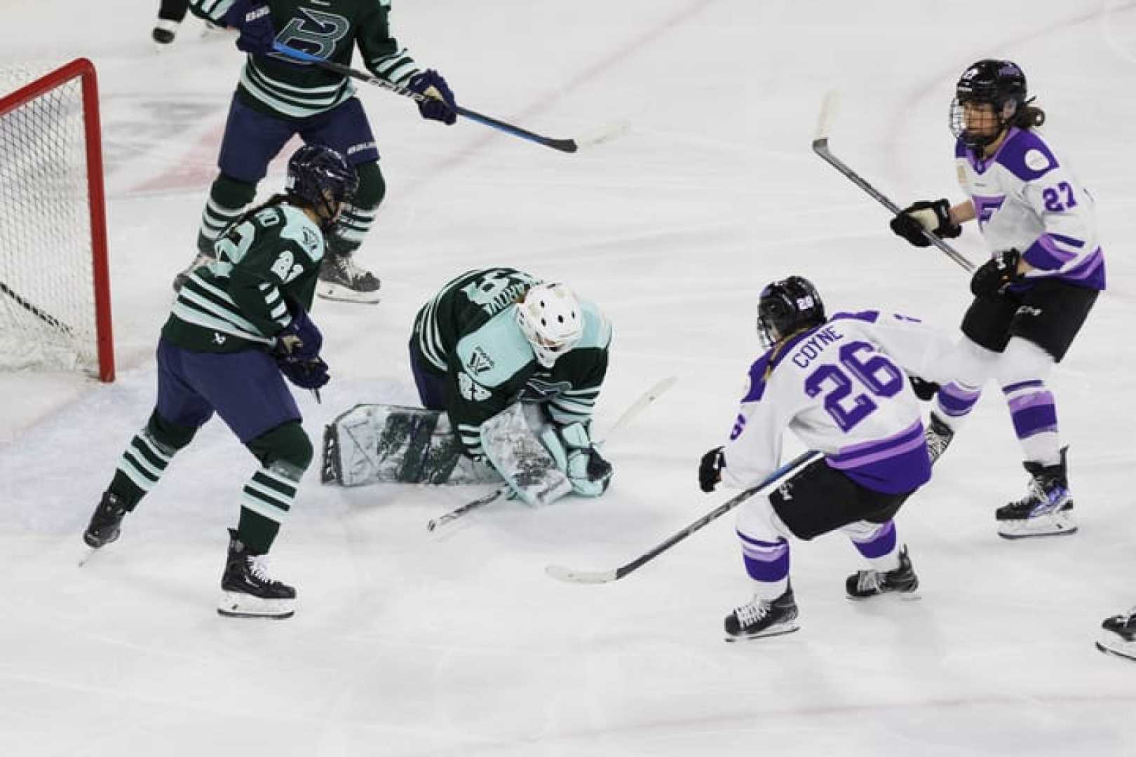 Minnesota Frost Vs Boston Fleet Hockey Game